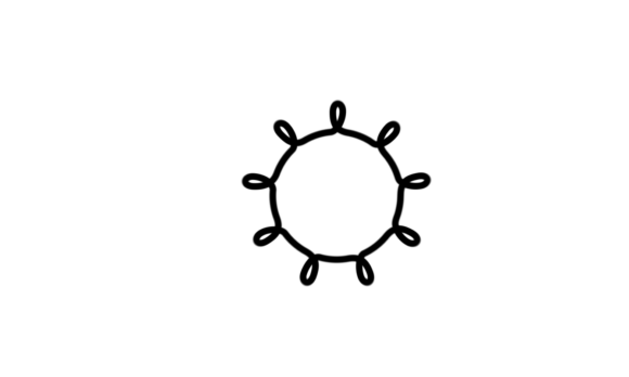 Animated One Line Drawing of Sun: A Minimalist Power Icon