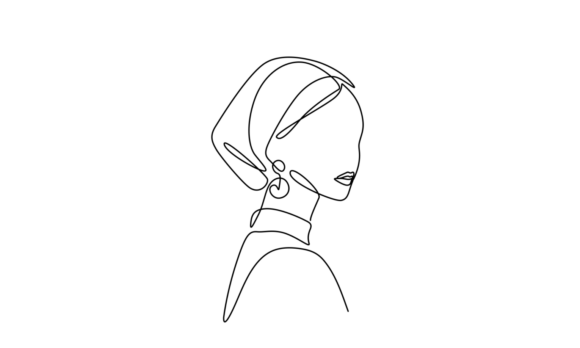 Animated Woman with Scarf: A Fluid Tribute to Healthcare Heroes
