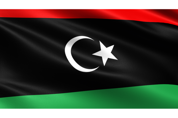 Libya Flag, Waving Fabric Texture: A Design Asset That Moves