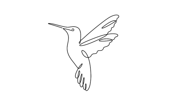 The Animated Flying Hummingbird Elegance Art