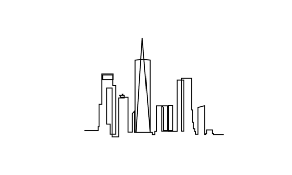 The City Buildings Line Animation: A Modern Creative Asset