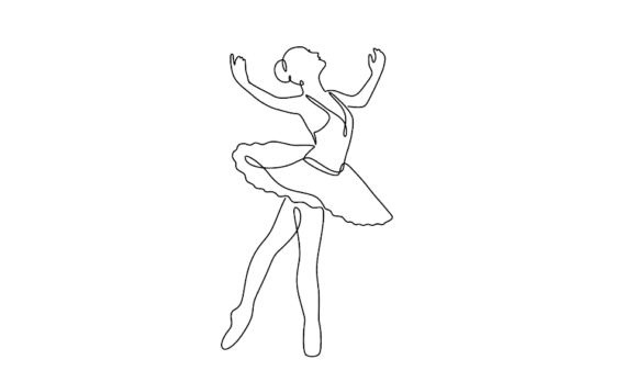 The Fluid Artistry of Ballerina Dancing Woman Animation