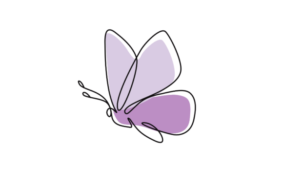 The Magic of Animated Blue Butterfly Flying Line Art