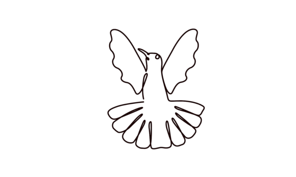 The Mesmerizing Flow of The Bug Continuous Line Art Animation